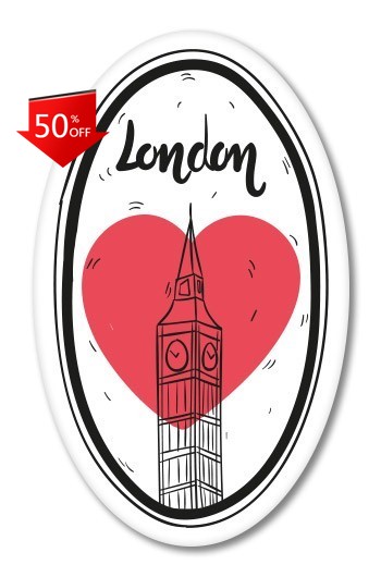 Phone Accessories London - 런던 여행 하트 폰 멋진 캠핑카