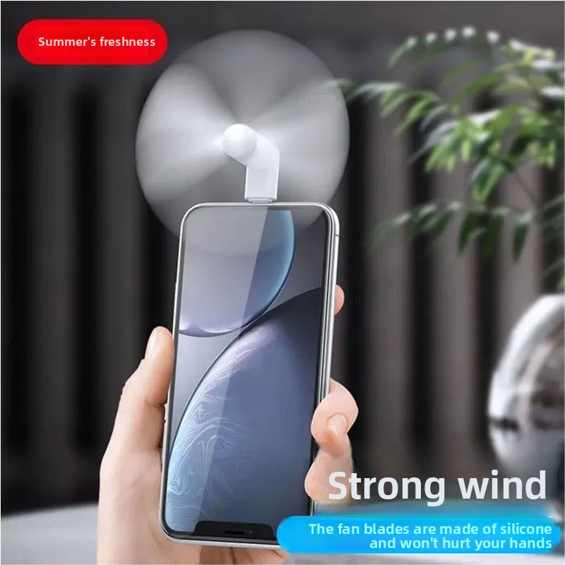 Phone Cooling Fan - 타입 C 미니 휴대폰 선풍기, 휴대용