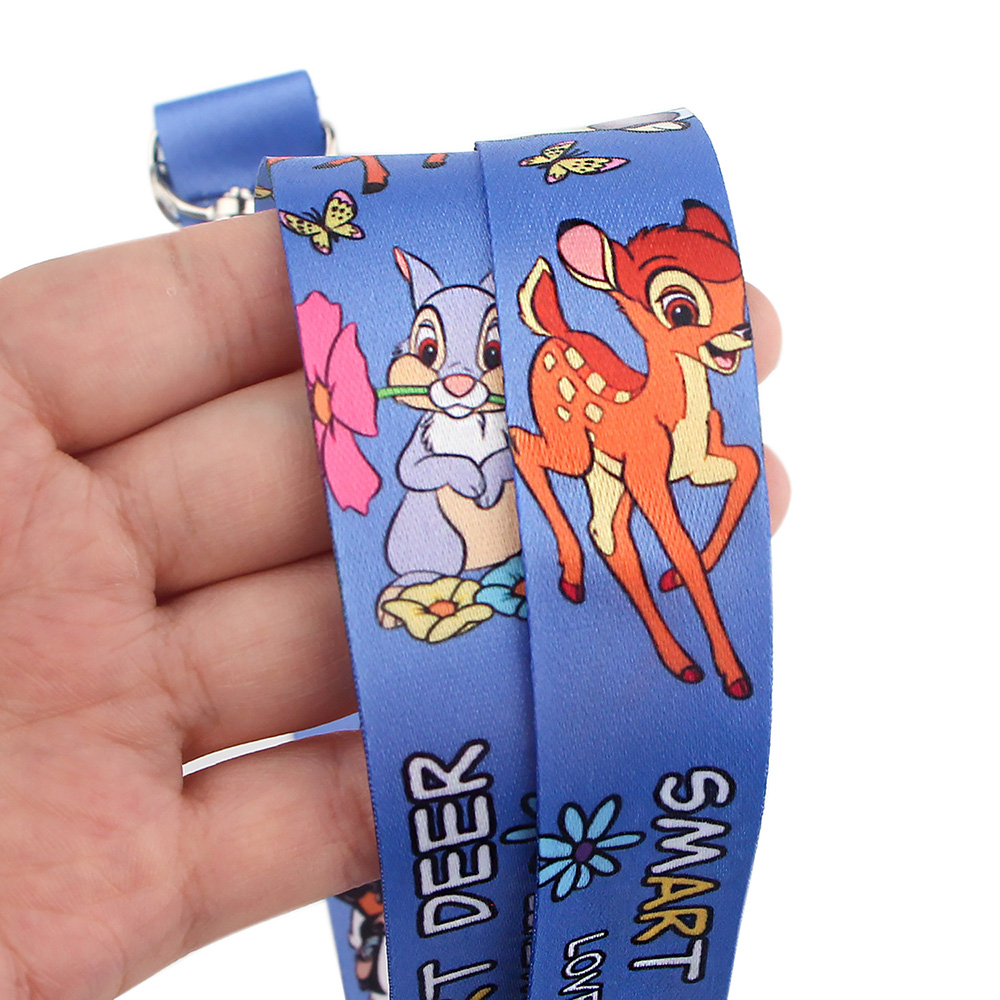 Neck Hanging Phone Holder - 만화 밤비 넥 스트랩 매는 밧줄