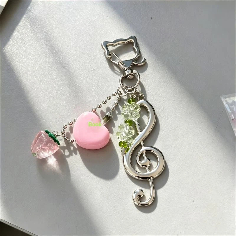 Phone Accessories For Teen Girls - 귀여운 딸기 별 키체인 폰 끈