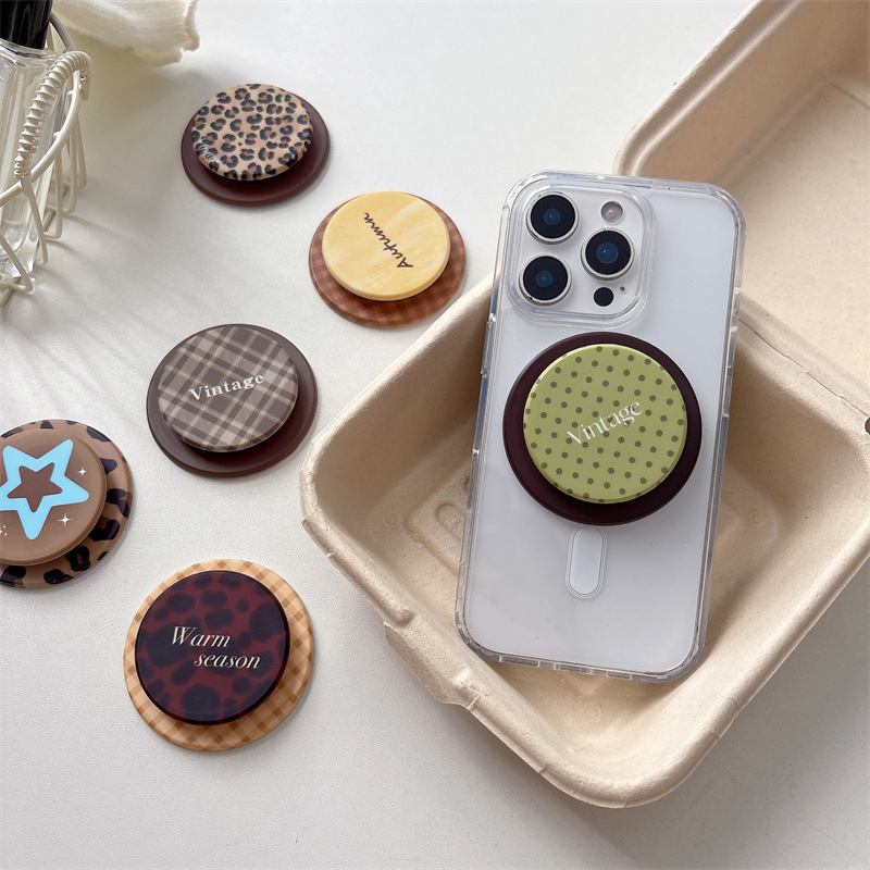 Phone Accessories For Teen Girls - 마그네틱 팝소켓 폰 그립 확장형 킥스탠드