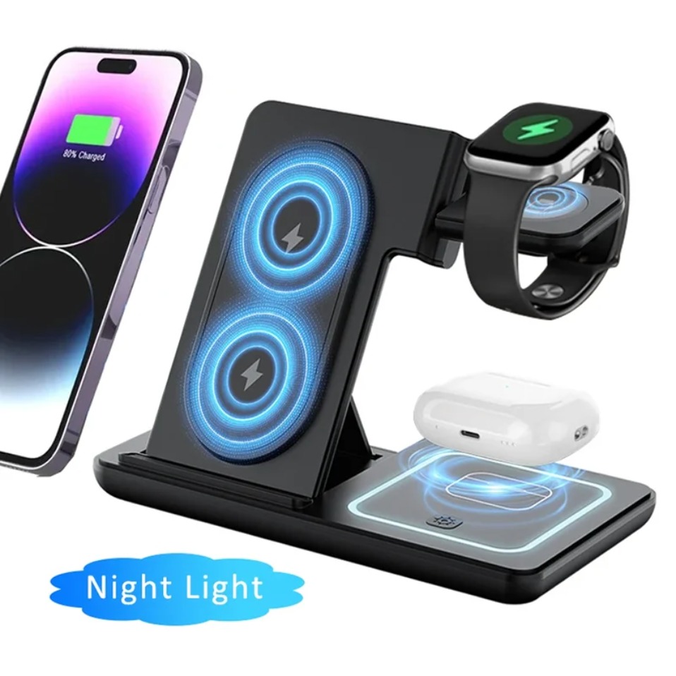 Phone Cooling Fan - 야간 LED 조명 3 in 1