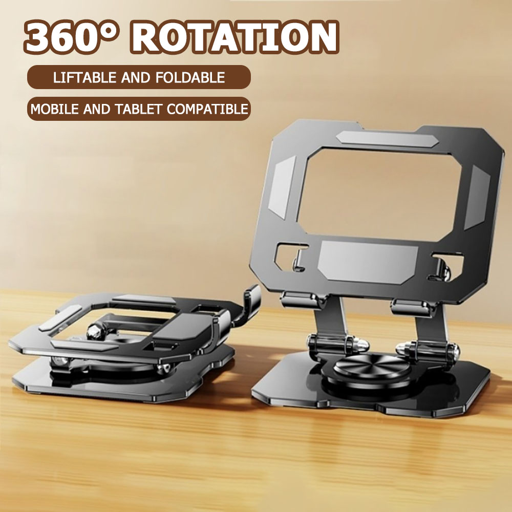 Neck Hanging Phone Holder - 360도 회전 태블릿/폰 거치대, 조절 가능한