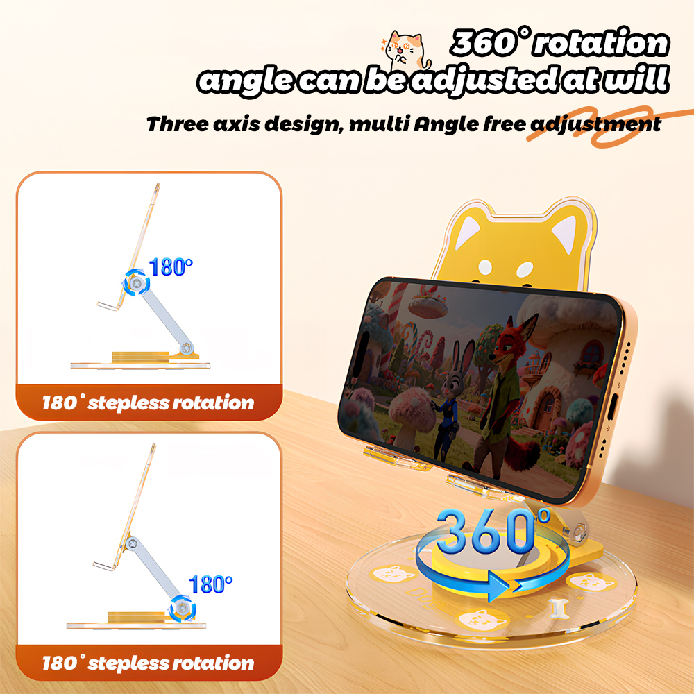 귀여운 동물 모양 휴대폰 거치대 360도 회전 가능 접 - Phone Accessories For Teen Girls 리뷰 및 가격