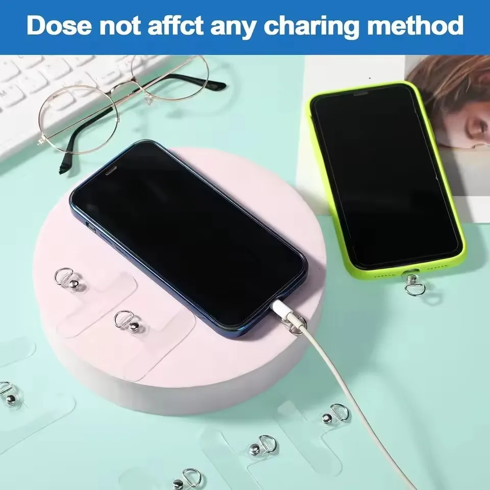 유니버설 투명 분리형 전화 끈 클립 카드 손목 코드 스 - Phone Accessories For Android 리뷰 및 가격