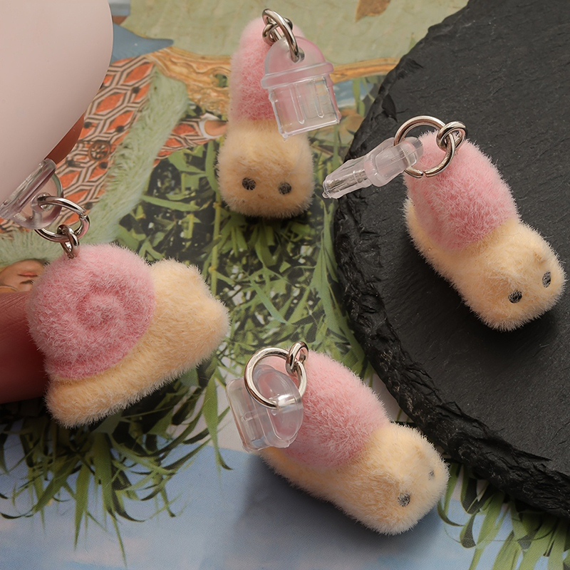 1pcs 귀여운 3D 플러시 달팽이 전화 먼지 플러그  - Yellow Phone Accessories 리뷰 및 가격