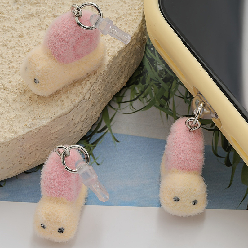 1pcs 귀여운 3D 플러시 달팽이 전화 먼지 플러그  - Yellow Phone Accessories 리뷰 및 가격