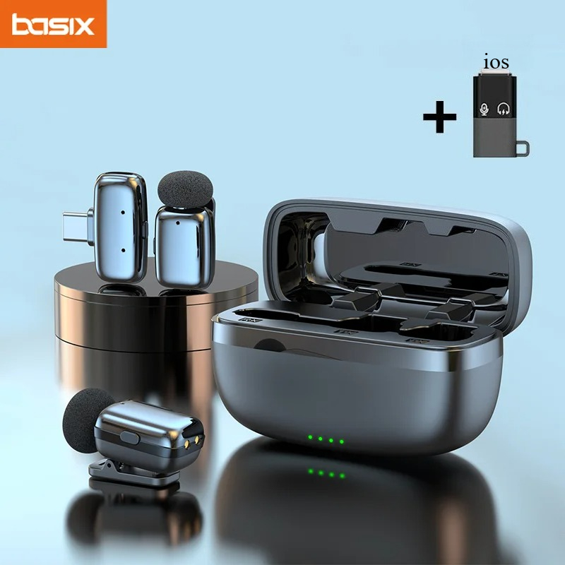 무선 라발리에 마이크 세트(충전 케이스 포함) 미니 핀 - Phone Accessories For Android 리뷰 및 가격