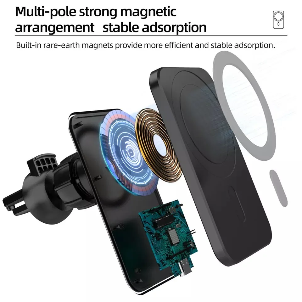 UYUXIO 30W 무선 충전기 자기 자동차 전화 홀더 - Phone Cooling Fan 리뷰 및 가격