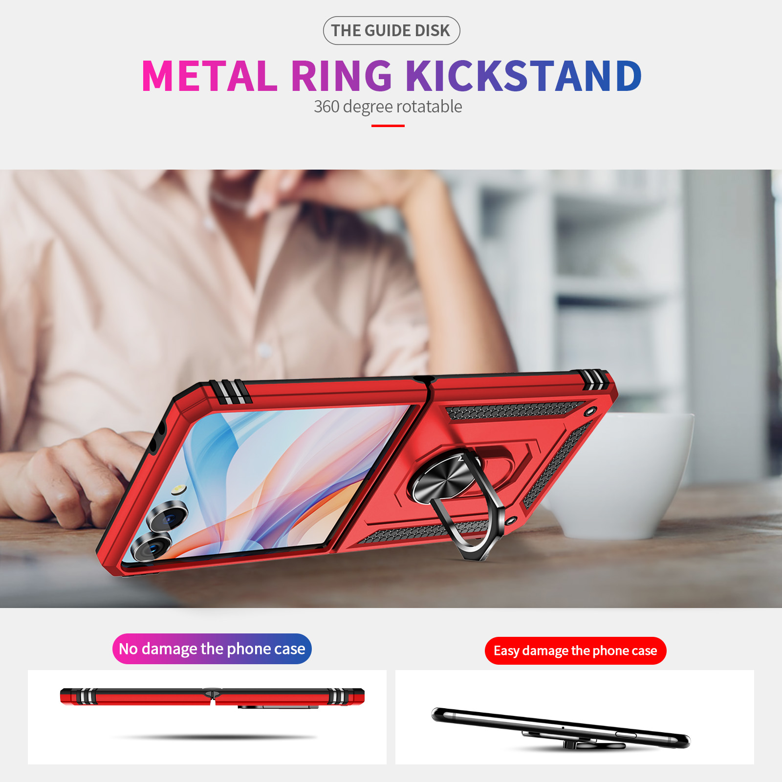 삼성 갤럭시 Z 플립 7용 밀리터리 등급 충격 방지 폰 - Phone Accessories Ring Holder 리뷰 및 가격