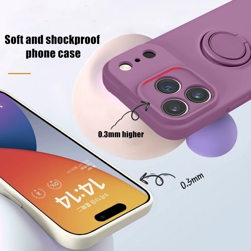 액상 실리콘 링 스탠드 마그네틱 폰 케이스 (아이폰 1 - Phone Accessories Ring Holder 리뷰 및 가격