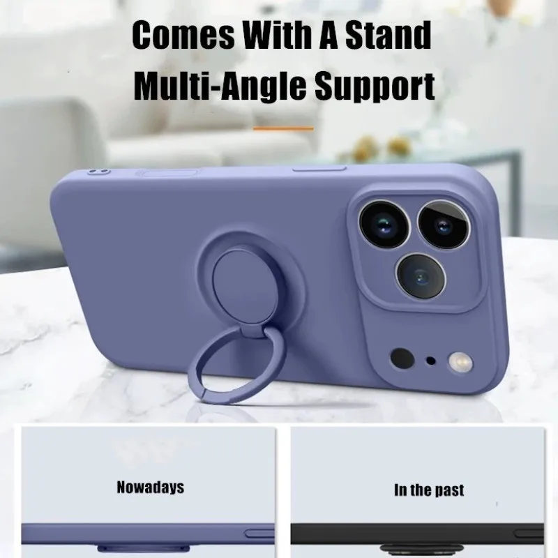 액상 실리콘 링 스탠드 마그네틱 폰 케이스 (아이폰 1 - Phone Accessories Ring Holder 리뷰 및 가격