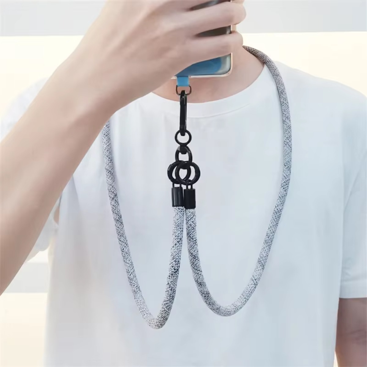 유니버설 볼드 롱 탈부착 가능 모바일 폰 스트랩 랜야드 - Neck Hanging Phone Holder 리뷰 및 가격