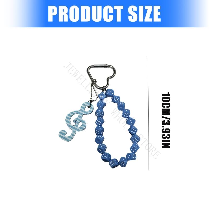 R7UF 독특한 손으로 만들어진 파란색 음표 키 체인  - Phone Accessories For Teen Girls 리뷰 및 가격