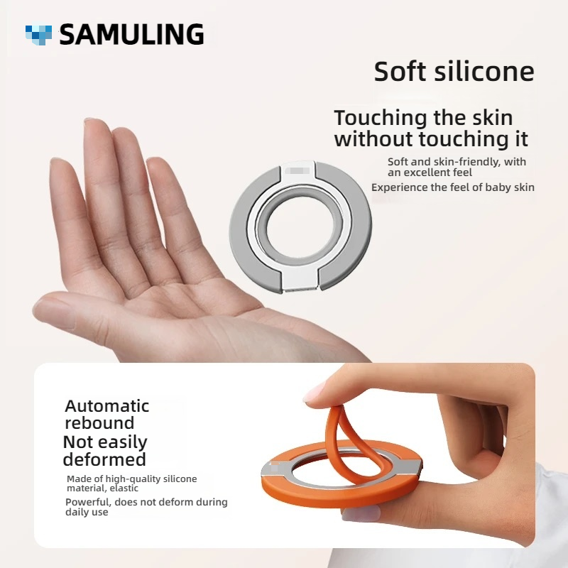 양면 자석 실리콘 손가락 링 폰 홀더 휴대폰 액세서리  - Phone Accessories For Android 리뷰 및 가격