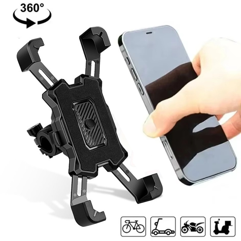 유니버설 라이딩 폰 홀더 오토바이 폰 그립 브래킷 자전 - Phone Accessories For Android 리뷰 및 가격