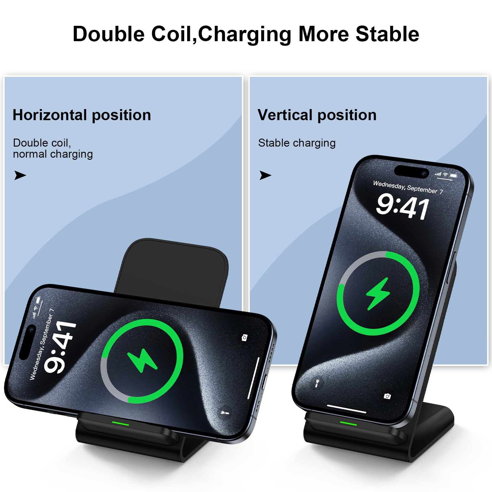 15W 무선 충전기 겸용 휴대폰 거치대, 아이폰12-1 - Phone Accessories For Android 리뷰 및 가격