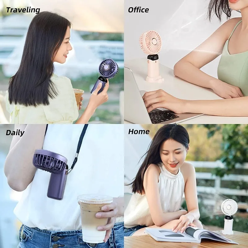 소형 쿨러 미니 팬 접이식 핸들 팬 조절기 휴대용 휴대 - Phone Cooling Fan 리뷰 및 가격