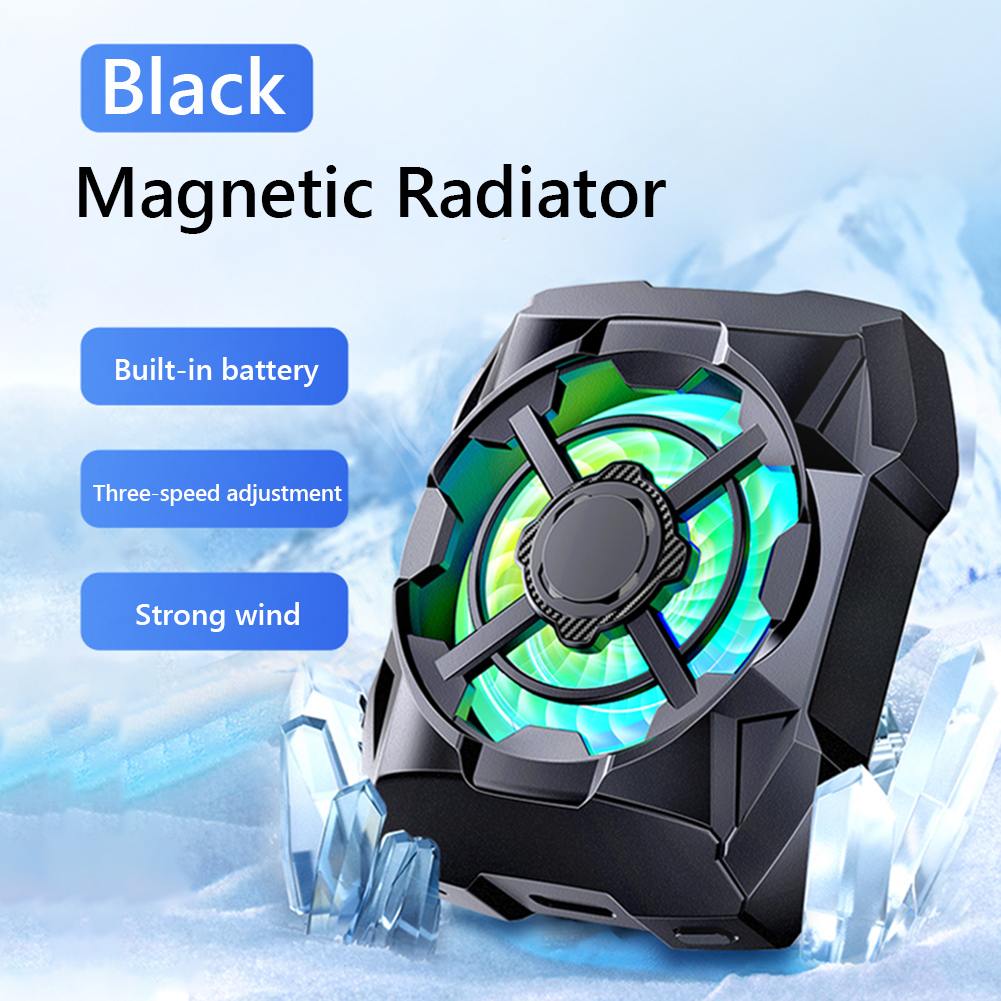 블루라이트 3단 속도 조절 가능한 휴대폰 쿨러, 게임  - Phone Cooling Fan 리뷰 및 가격