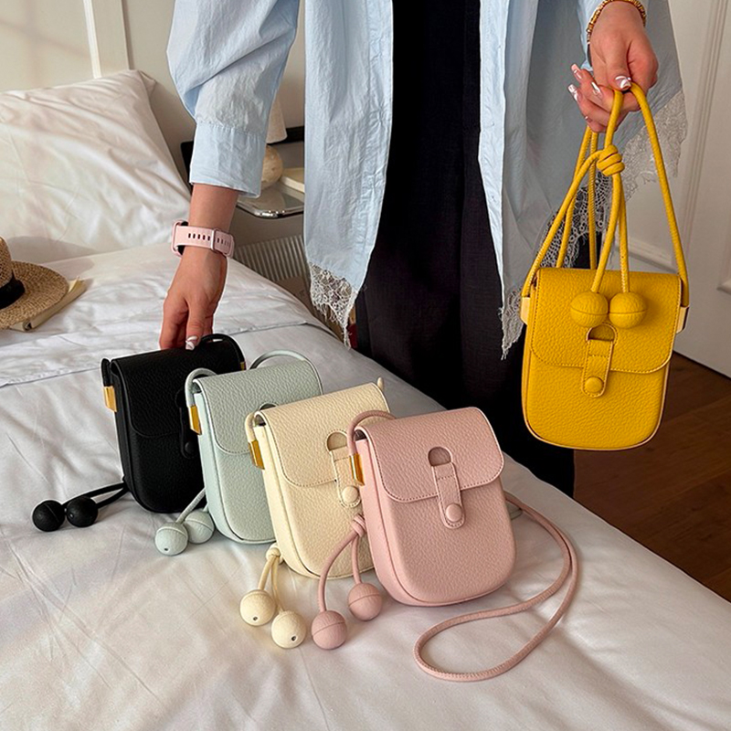 여성을위한 럭셔리 브랜드 미니 옐로우 크로스 바디 백  - Yellow Phone Accessories 리뷰 및 가격