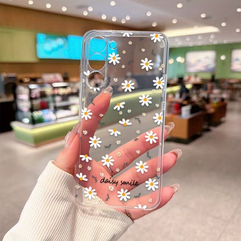 노란색 흰색 데이지 꽃무늬 삼성 갤럭시 A73 A72  - Yellow Phone Accessories 리뷰 및 가격